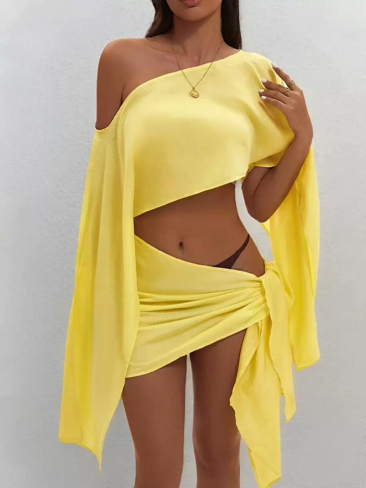 Beach - Conjunto de top y pareo